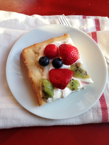 Quick and Easy Fruit Pizza