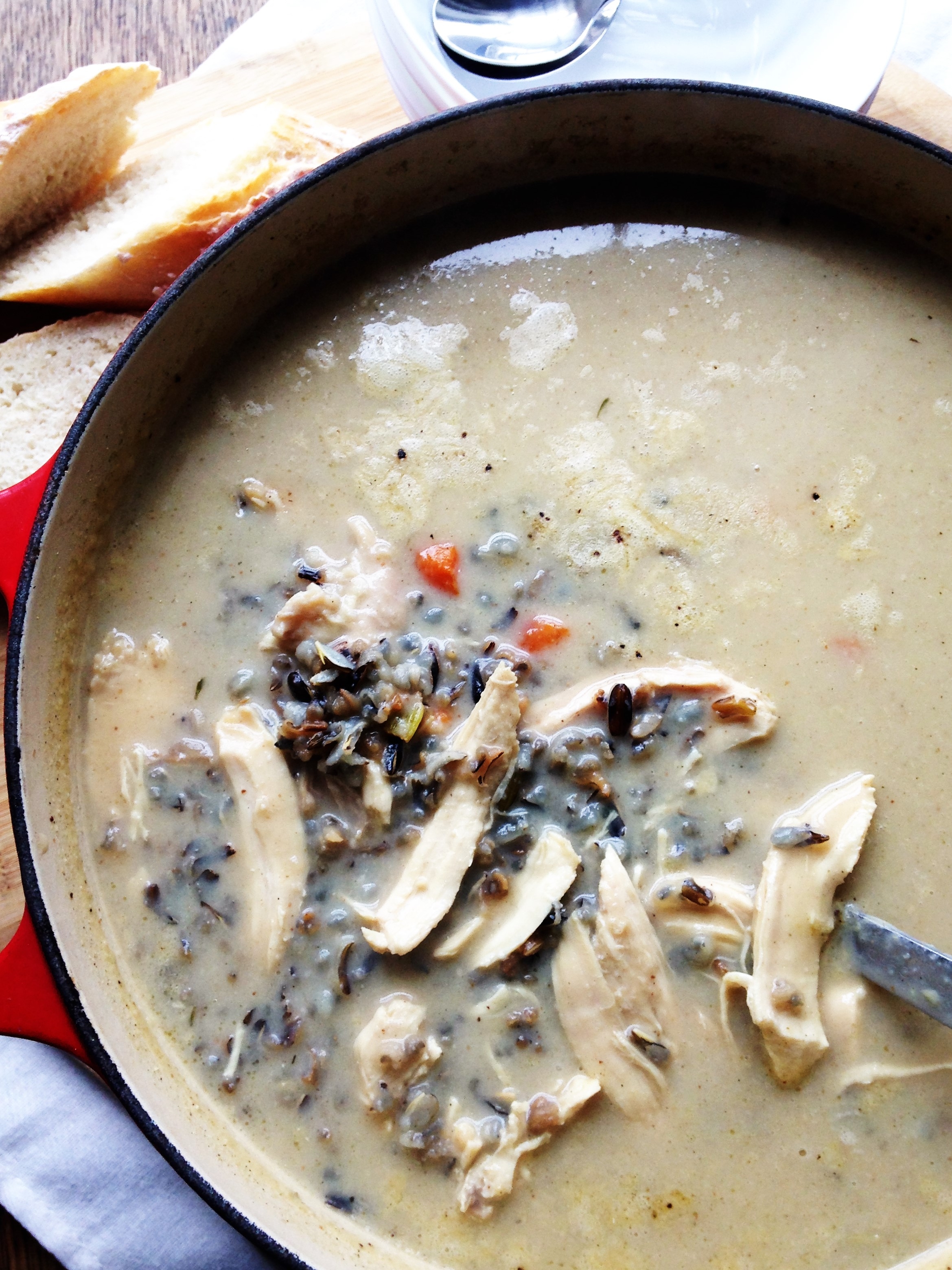 Chicken and Wild Rice Soup - 40 Aprons