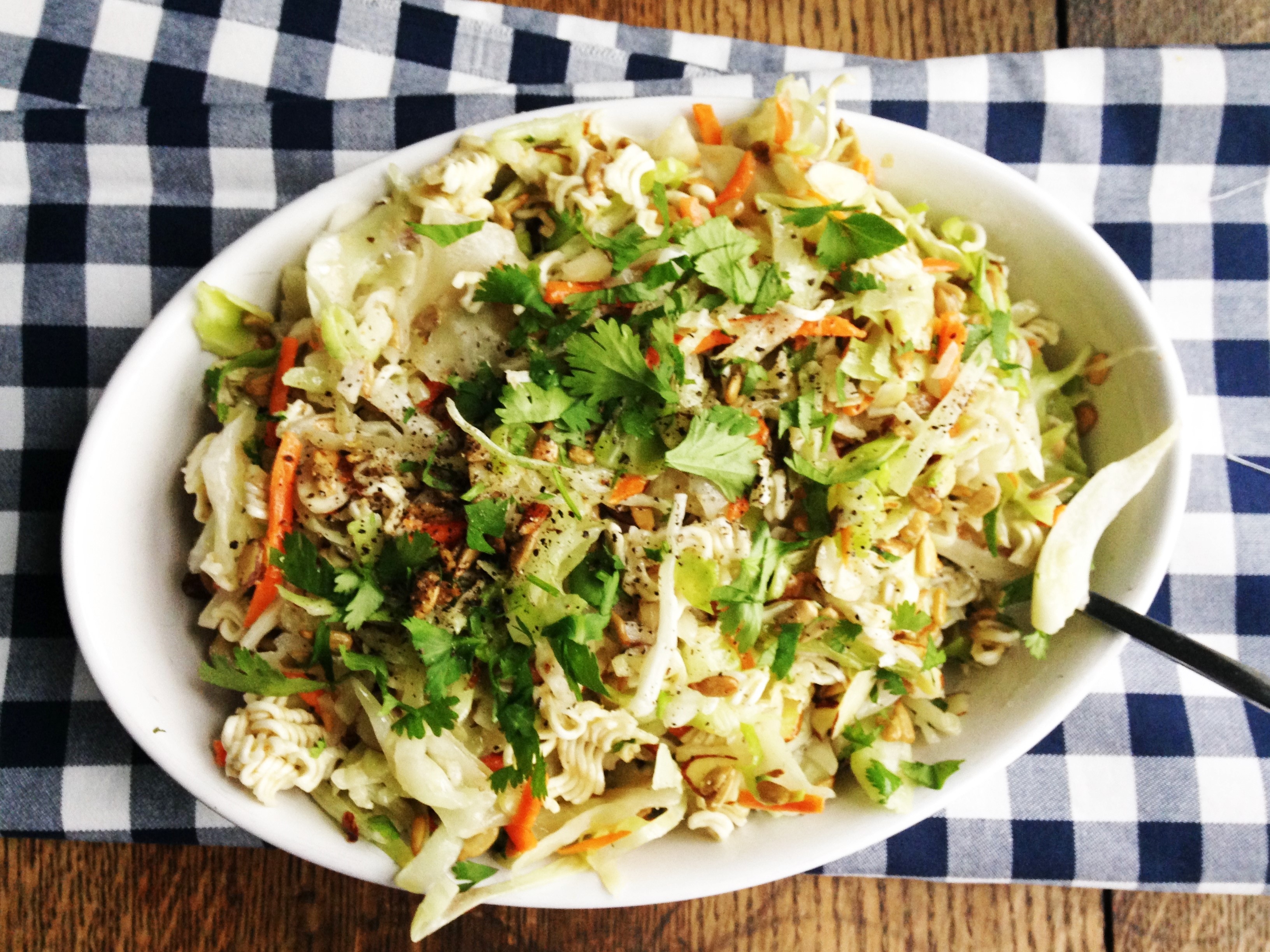 Amazing Asian Ramen Salad The Gingham Apron