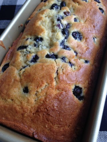 Fresh Blueberry Muffin Bread