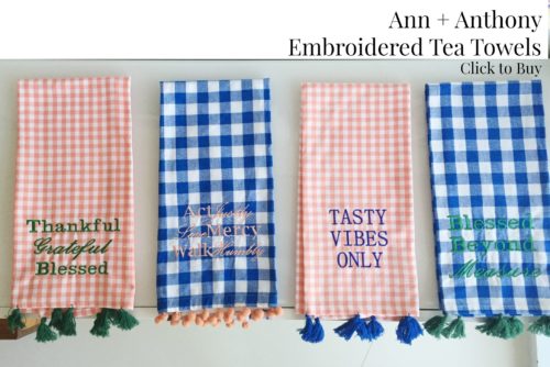 Embroidered Tea Towels