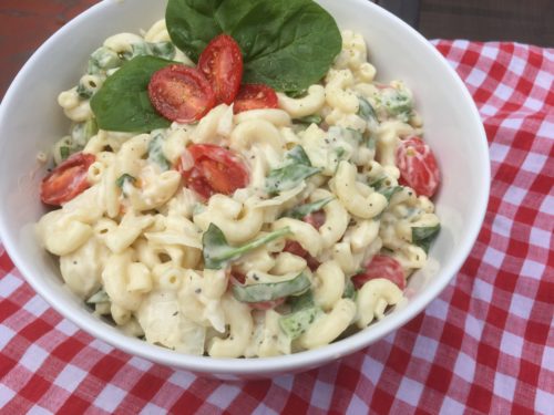 Macaroni Spinach Salad