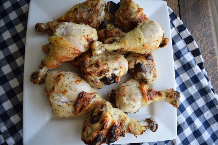 Easy and Healthy Ranch Chicken Drumsticks The Gingham Apron