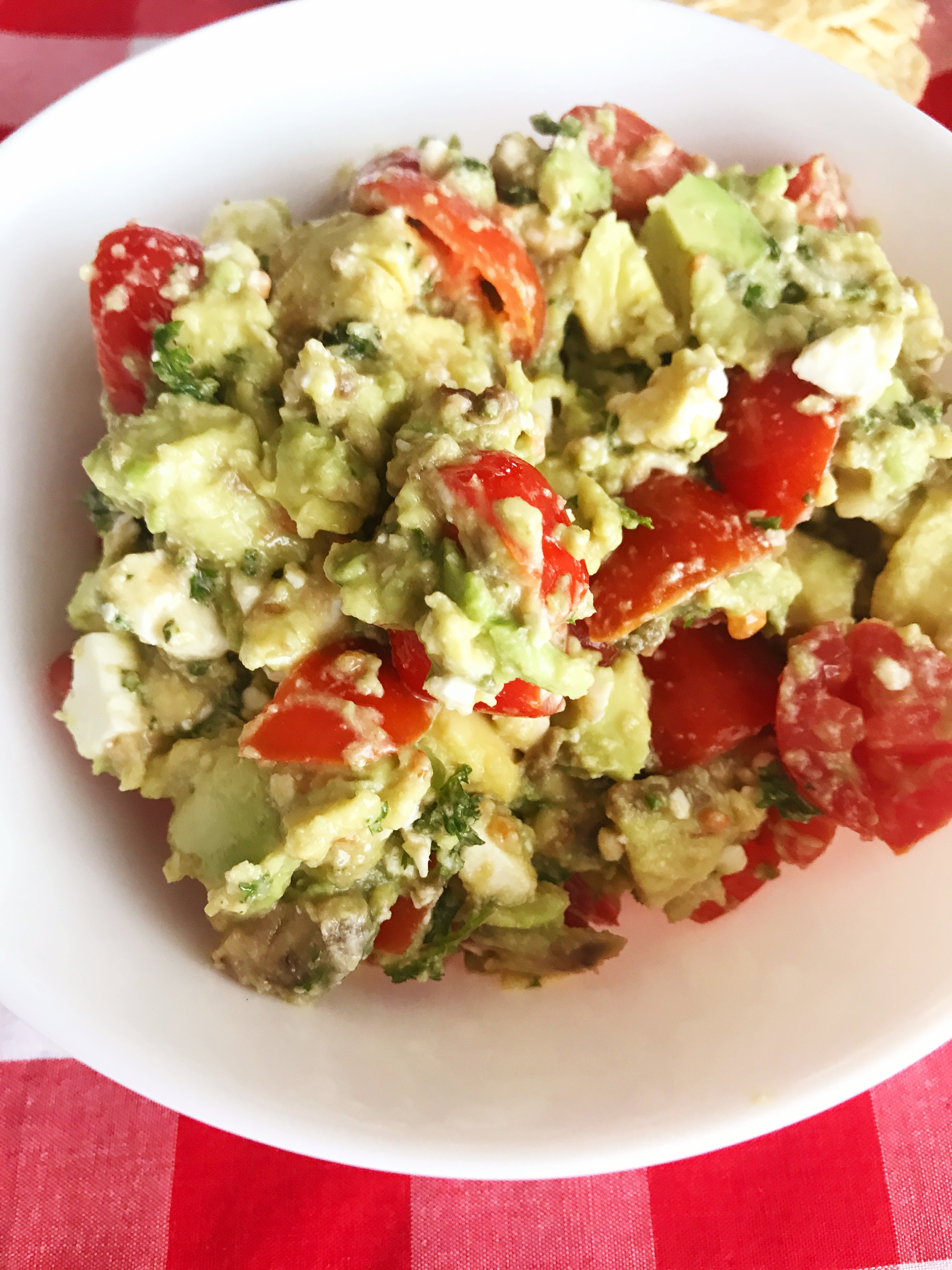 Avocado Feta Dip | The Gingham Apron