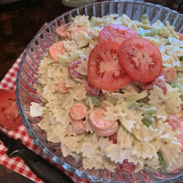 Green Goddess Pasta Veggie Salad