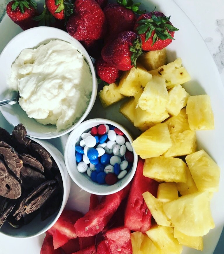 breakfast fruit platter