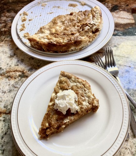 Sugar Free Pumpkin Swirl Cheesecake