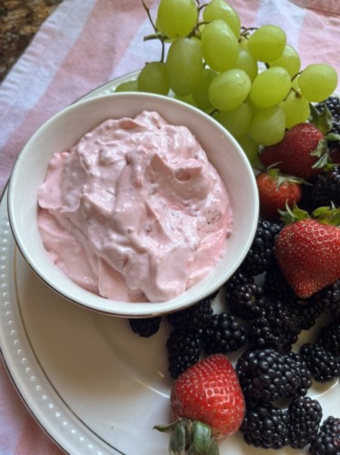 Light, Refreshing Fruit Dip (Sugar free!)